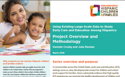 Cover of Early Care Data PDF