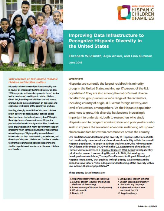 Improving Data Infrastructure To Recognize Hispanic Diversity In The