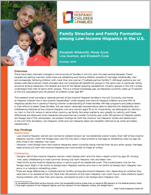 Cover of Family Structure Brief