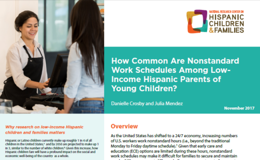 Cover of Nonstandard Work Schedules PDF