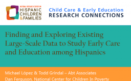 Early Care and Education Webinar