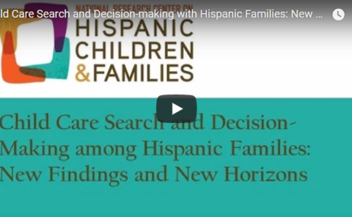 Child Care Search and Decision Making Webinar