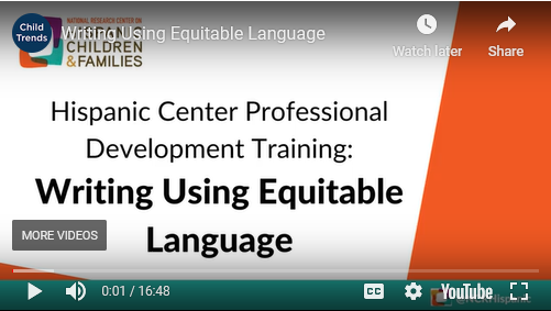 Webinar Using Equitable Language